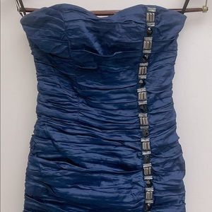 Bebe navy blue minidress